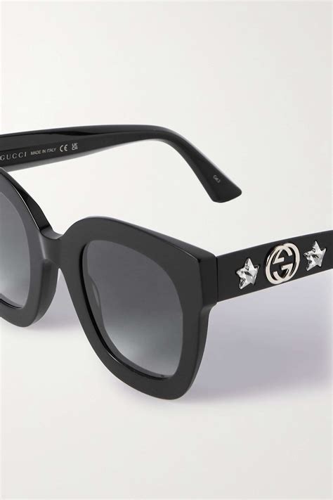 gucci gg0208s-002-49|round frame acetate sunglasses gucci.